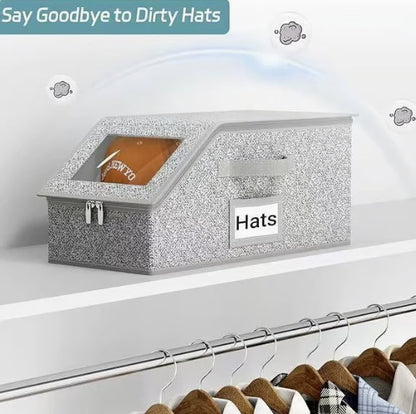 🎉🎉Stackable Hat Storage Boxes for Baseball Caps