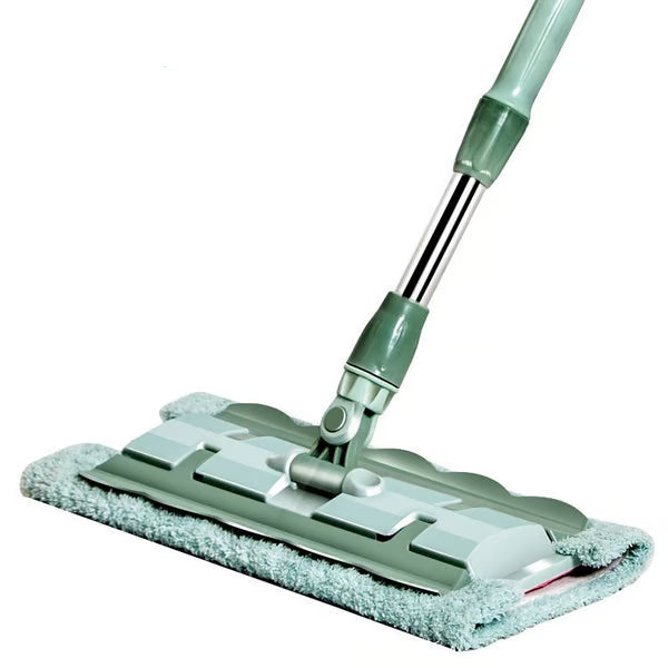 ⚡ Flash Sale 50% OFF ⏳ Flat Mop with Stainless Steel Handle with Reusable Washable Mop Cloths